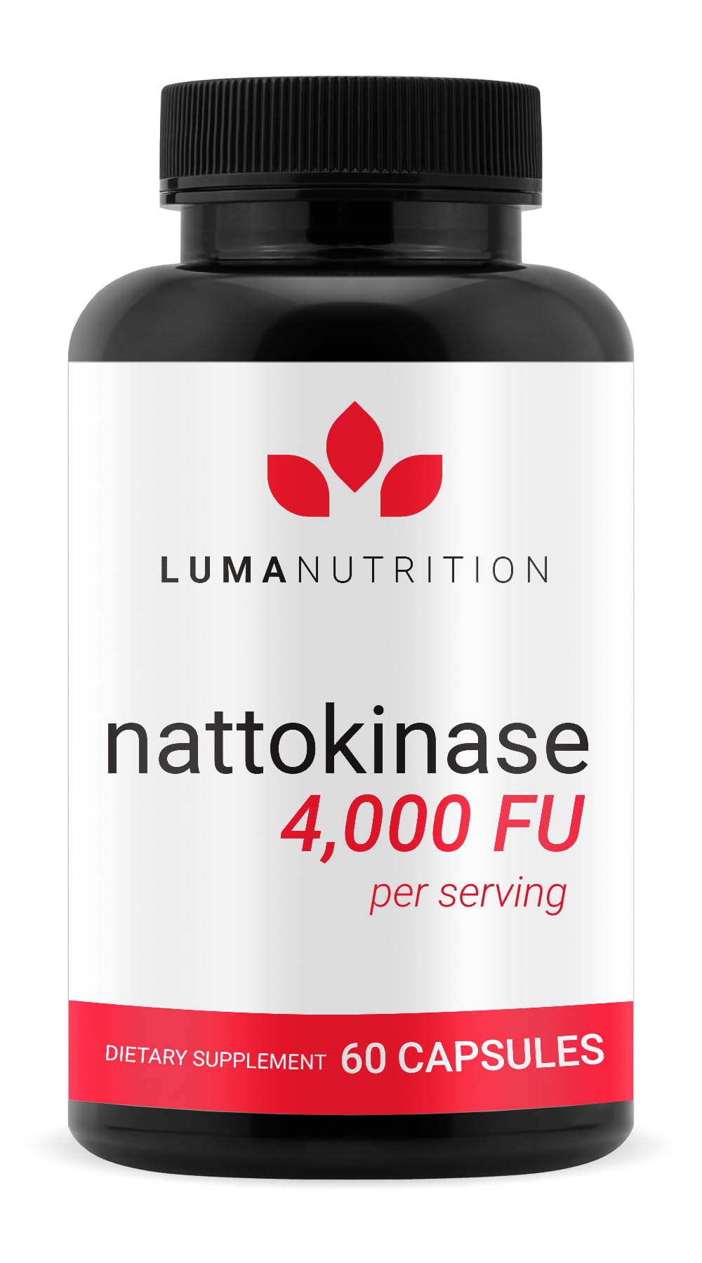 Luma Nutrition Nattokinase Supplement - Natto 4000 FU Per Serving Premium Heart Health Support - Vegan Gluten Free
