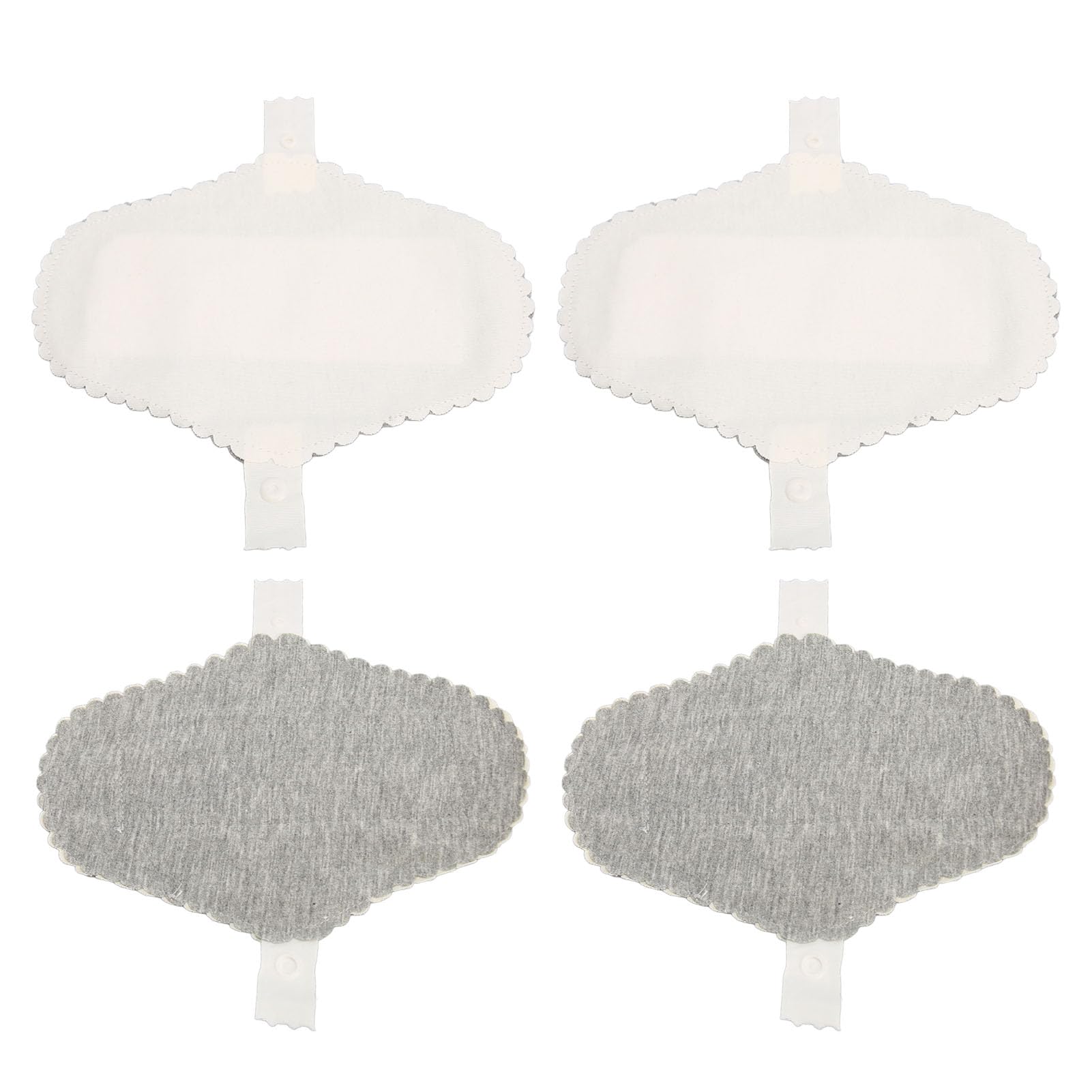 Wiederverwendbare Stoff-Slipeinlagen, Ultraweiches Graphen, Atmungsaktiv, Sehr Saugfähig, Auslaufsicher, Waschbar, Damenbinden für Frauen, Menstruationspflege, 4er-Pack (L)
