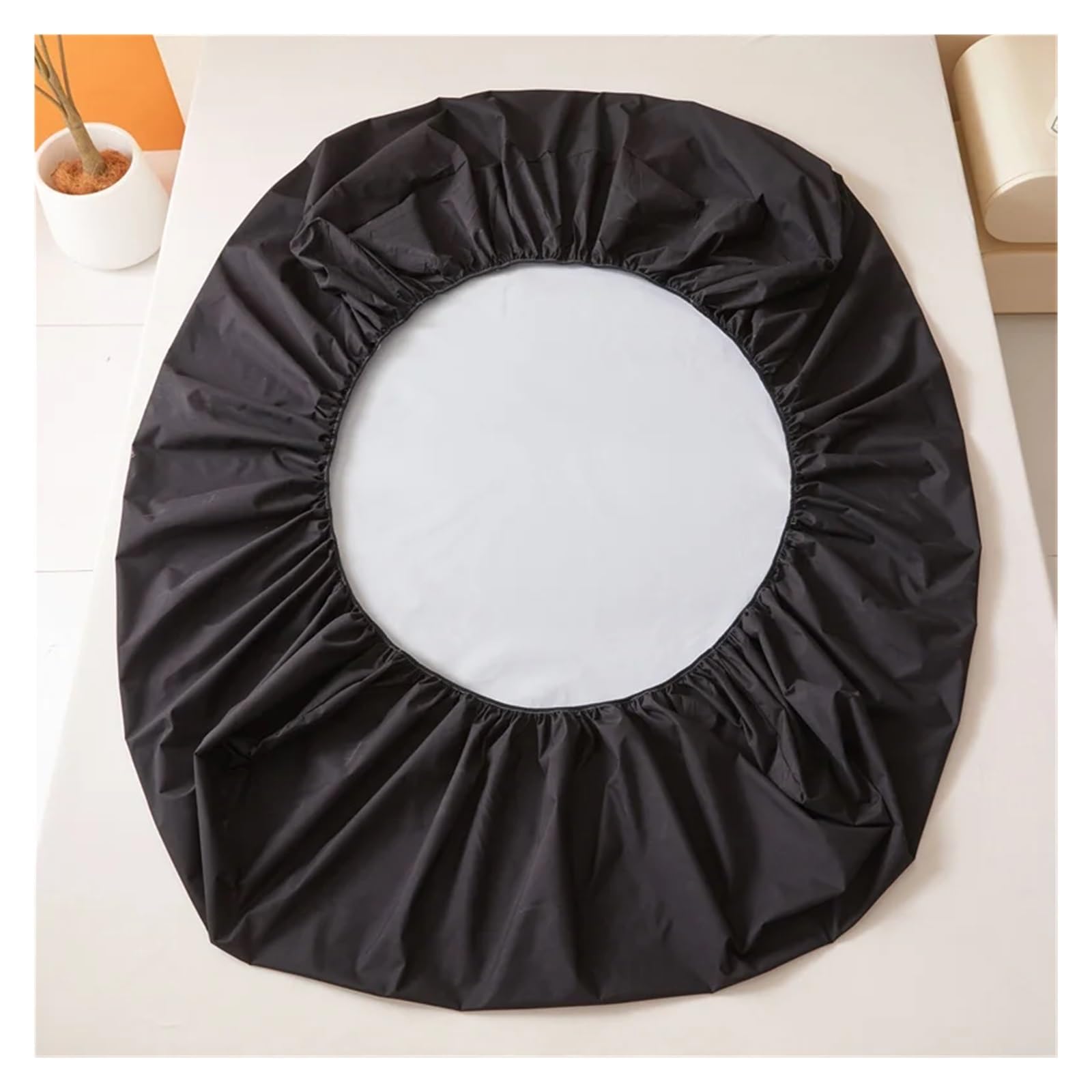Sábana Ajustable elástica Impermeable for Cama de Matrimonio, Ropa, Protector colchón para Cama(Blue,Full)