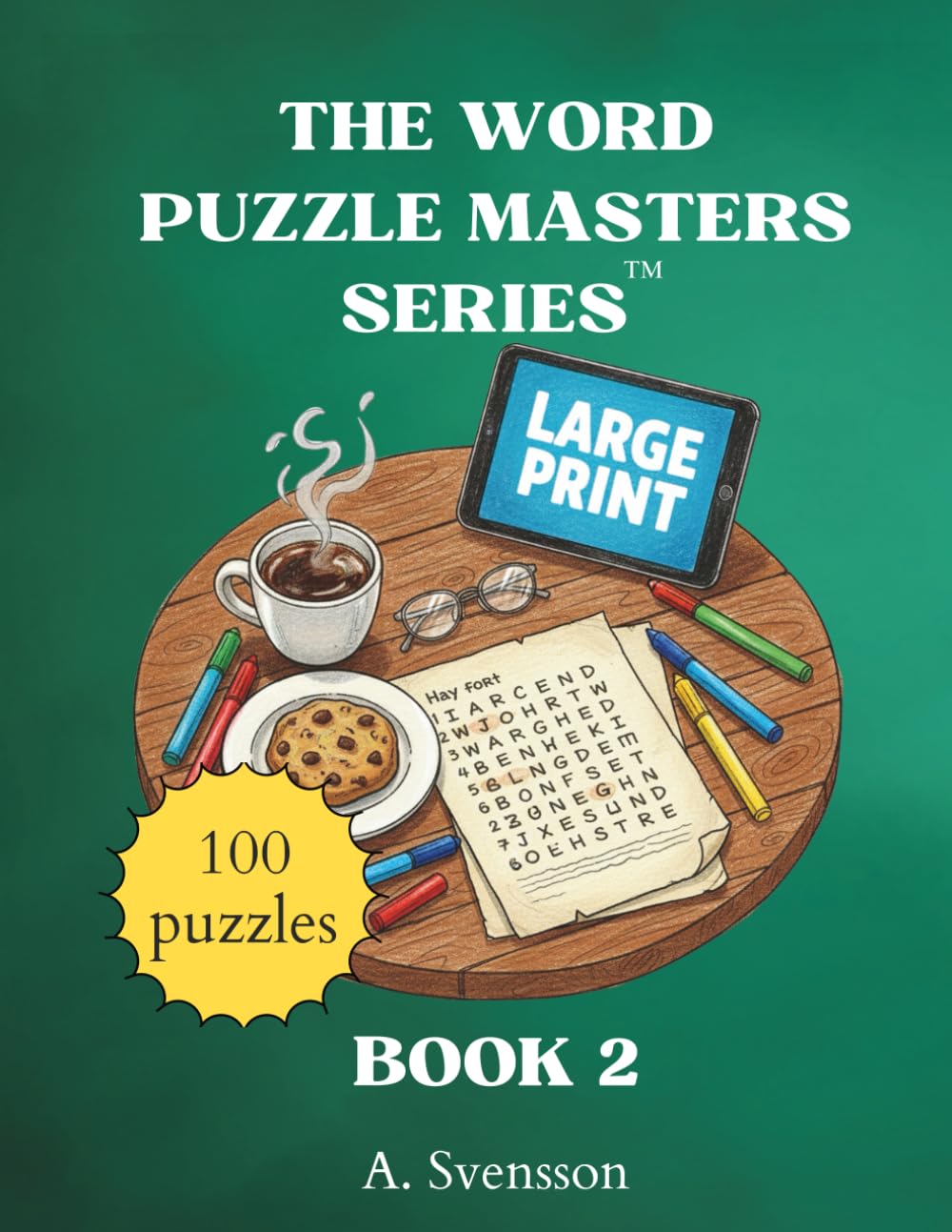 The Word Puzzle Masters Series: Book 2: Relaxing Puzzles with Familiar Everyday Words