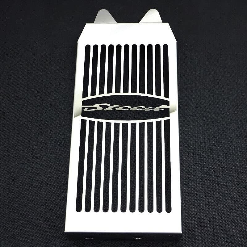 Steed Radiator Grill Cover Guard For HONDA Shadow VT600 VLX 600 Steed 400 1988-2007, Chrome, Cover vlx600 s
