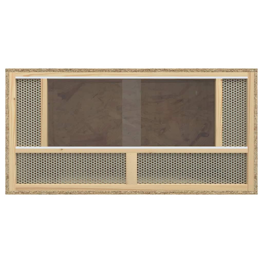 Terrarium Dla Gadów Z Materiału Drewnopochodnego 80x40x40 cm