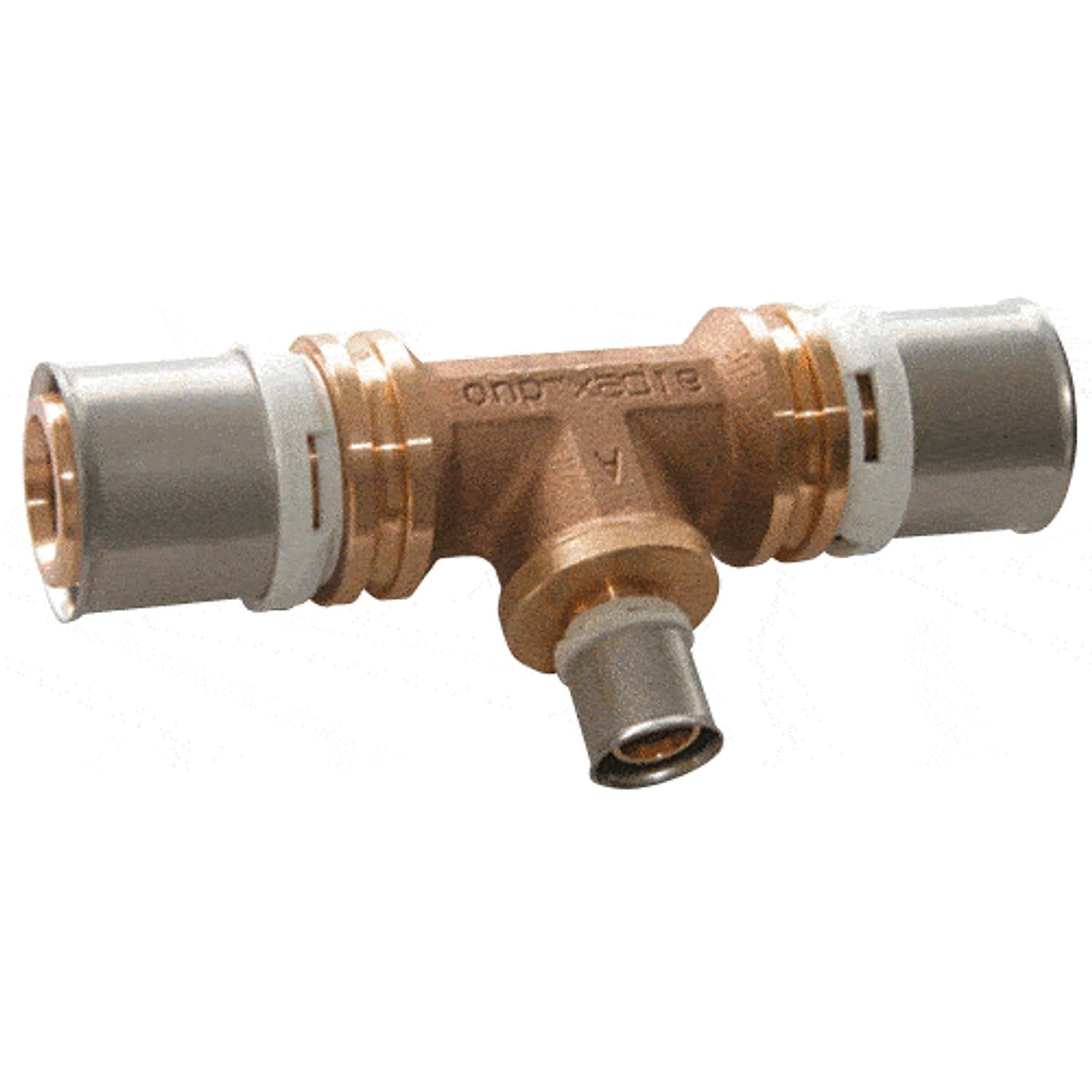Té sortie centrale réduite Laiton pour systèmes multicouches 40x26x40 - Raccord et tube