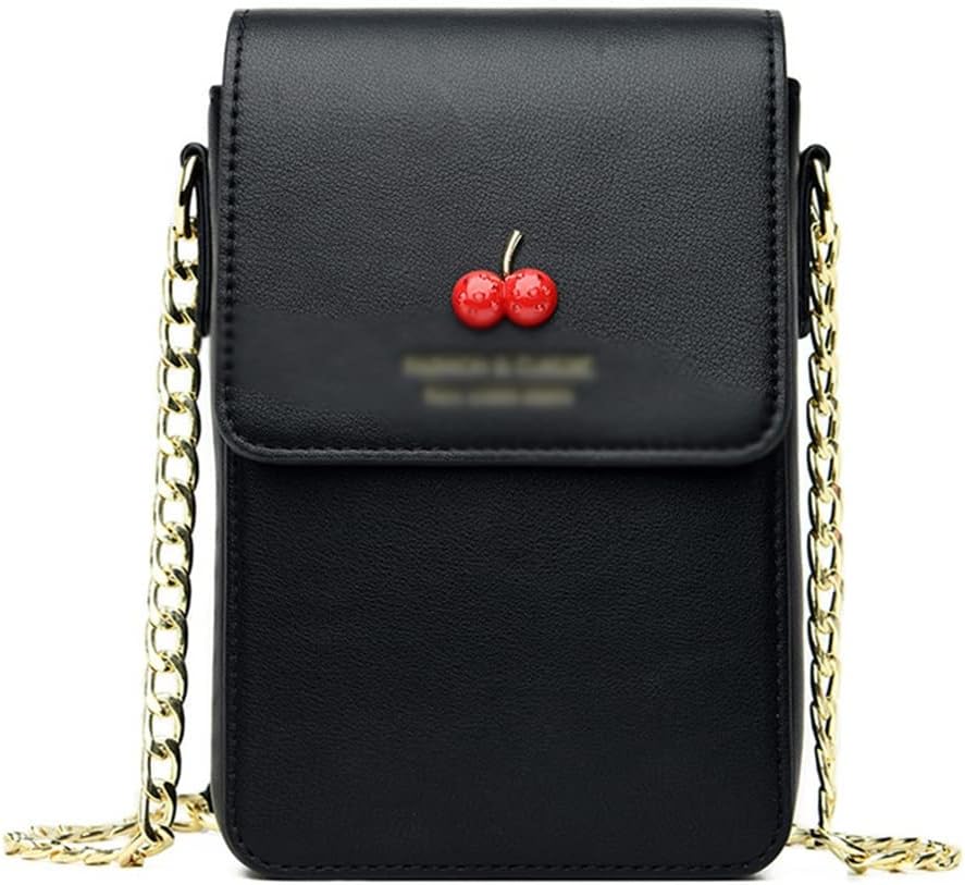 HBJWOV Mobile Phone Bag Women's Messenger Mini Small Vertical Shoulder Leather