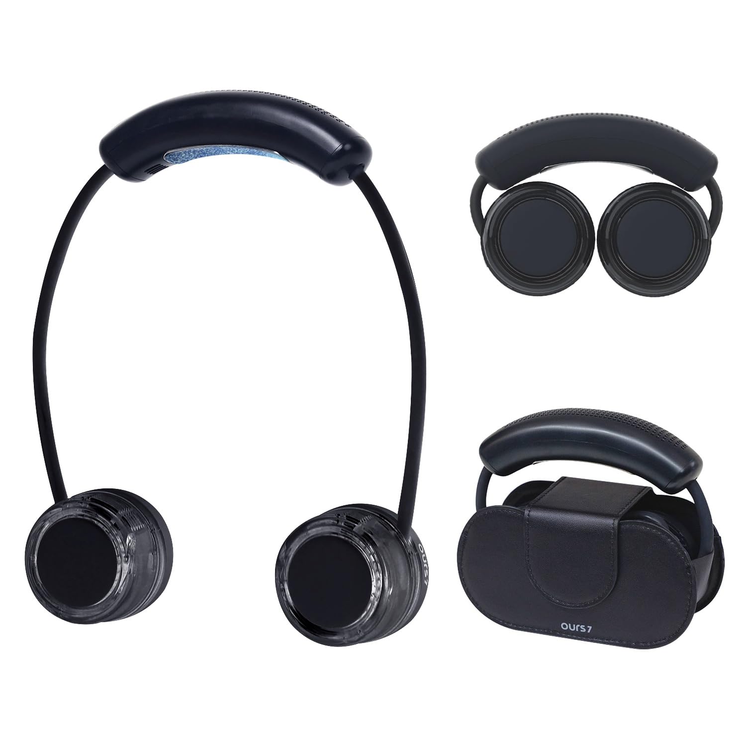 Amazon.co.jp: OURS7 首掛け扇風機 冷却プレート COOLING [ 強力送風