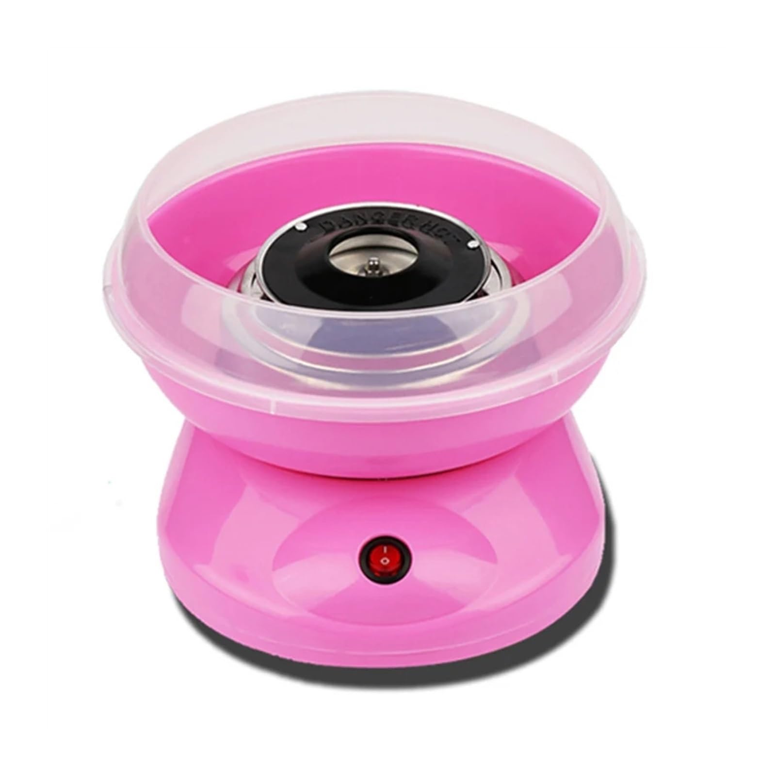 Machine à barbe à papa électrique bricolage, Machine à guimauve, Mini Machine à fil de sucre Portable for 3 couleurs Fabricant de bonbons rétro vintage(Pink)