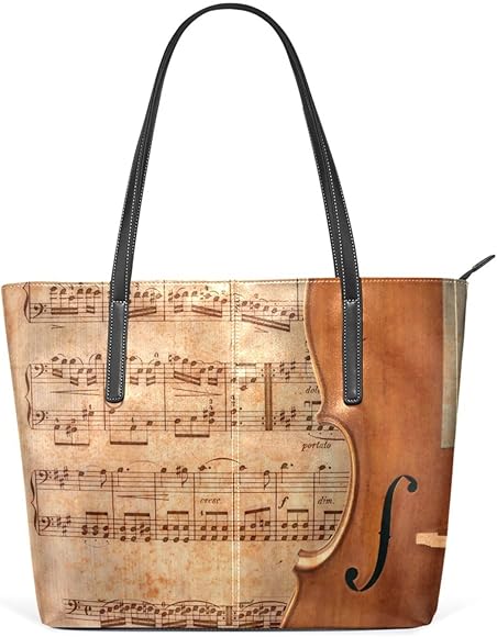 Amazon | [KYR] 好運来 トートバッグ レディース お洒落 楽器 芸術美