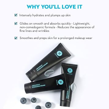 Sugar Cosmetics - Aquaholic Hydrating Primer - Refreshes, Moisturizes And Hydrates Skin, Promises Matte Finish
