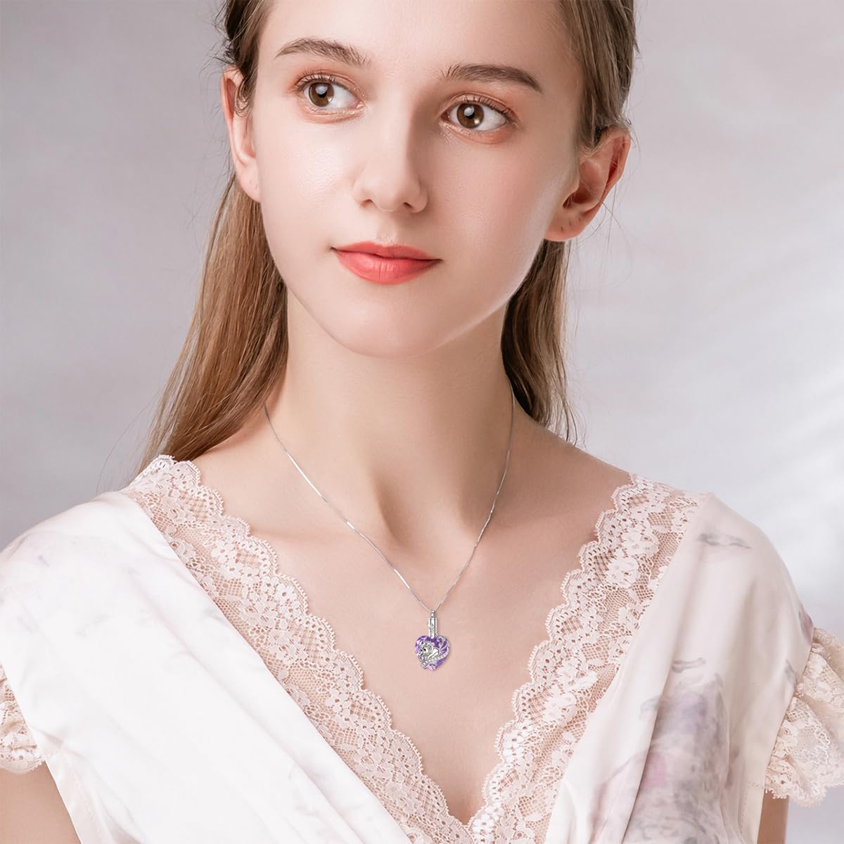 VONALA Elephant Urn Necklaces for Ashes 925 Sterling Silver Elephant Cremation Jewelry for Ashes for Women - Image 2