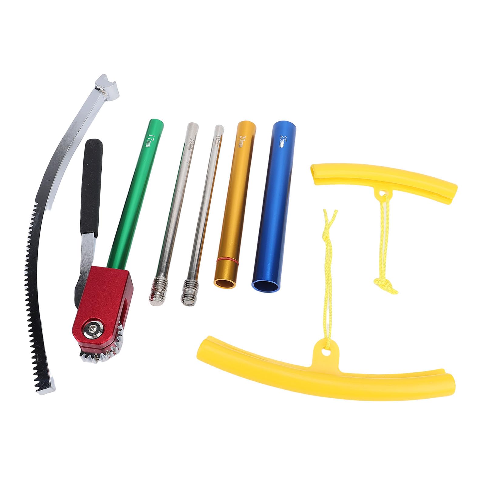 Jiawu Kit de Herramientas para Cambiar Neumáticos Rápido Hecho de Material de Acero Resistente para Entusiastas de las Motos de Cross con Ruedas de 16 a 21 Pulgadas