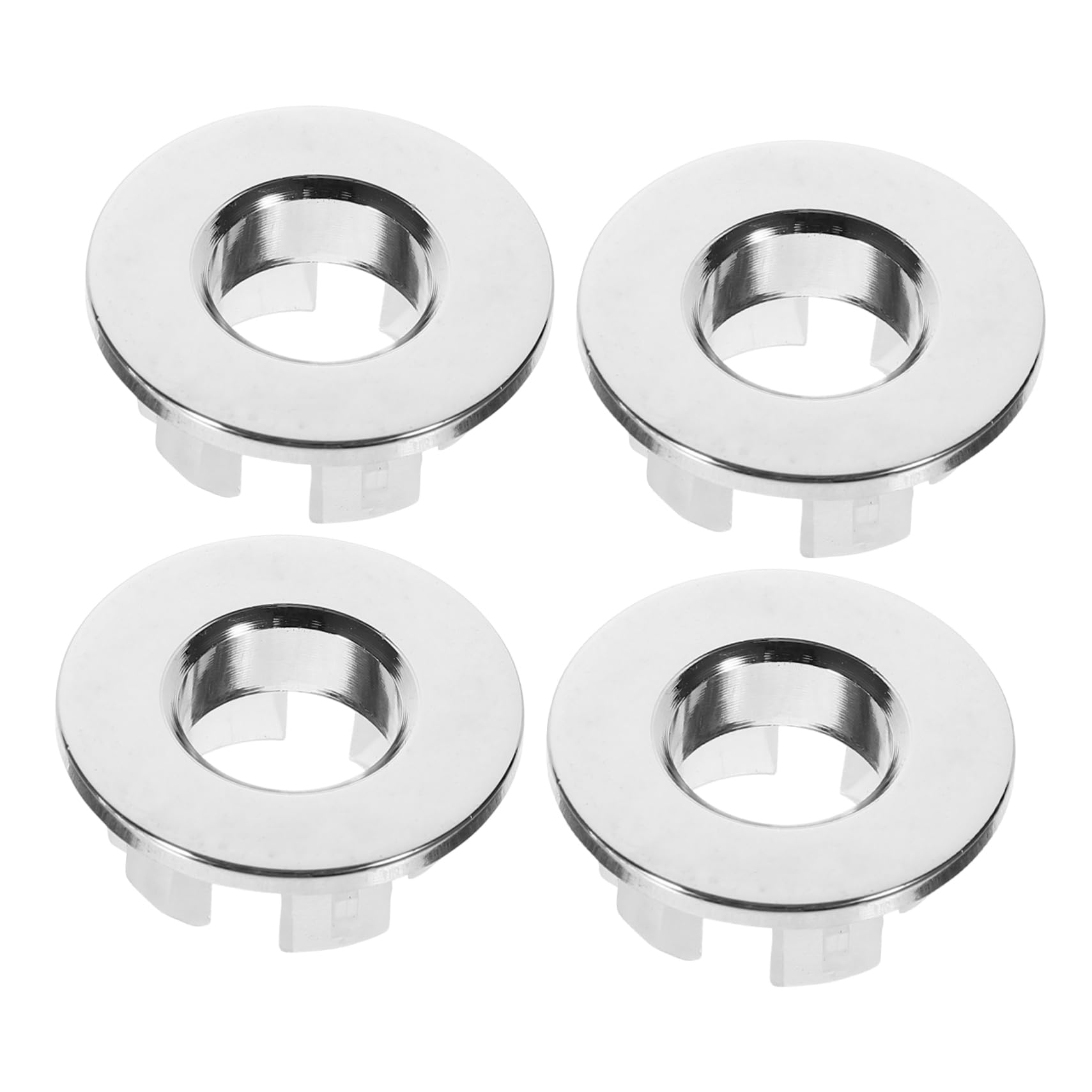 Operitacx 5 Set Copertura Decorativa Per Lavabo - Copertura Drenaggio - Lavabo Ceramica Drainamento Di Overflow Coperchio Scarico Troppopieno Vasca Anello Troppopieno Lavello 4 Pezzi * 5