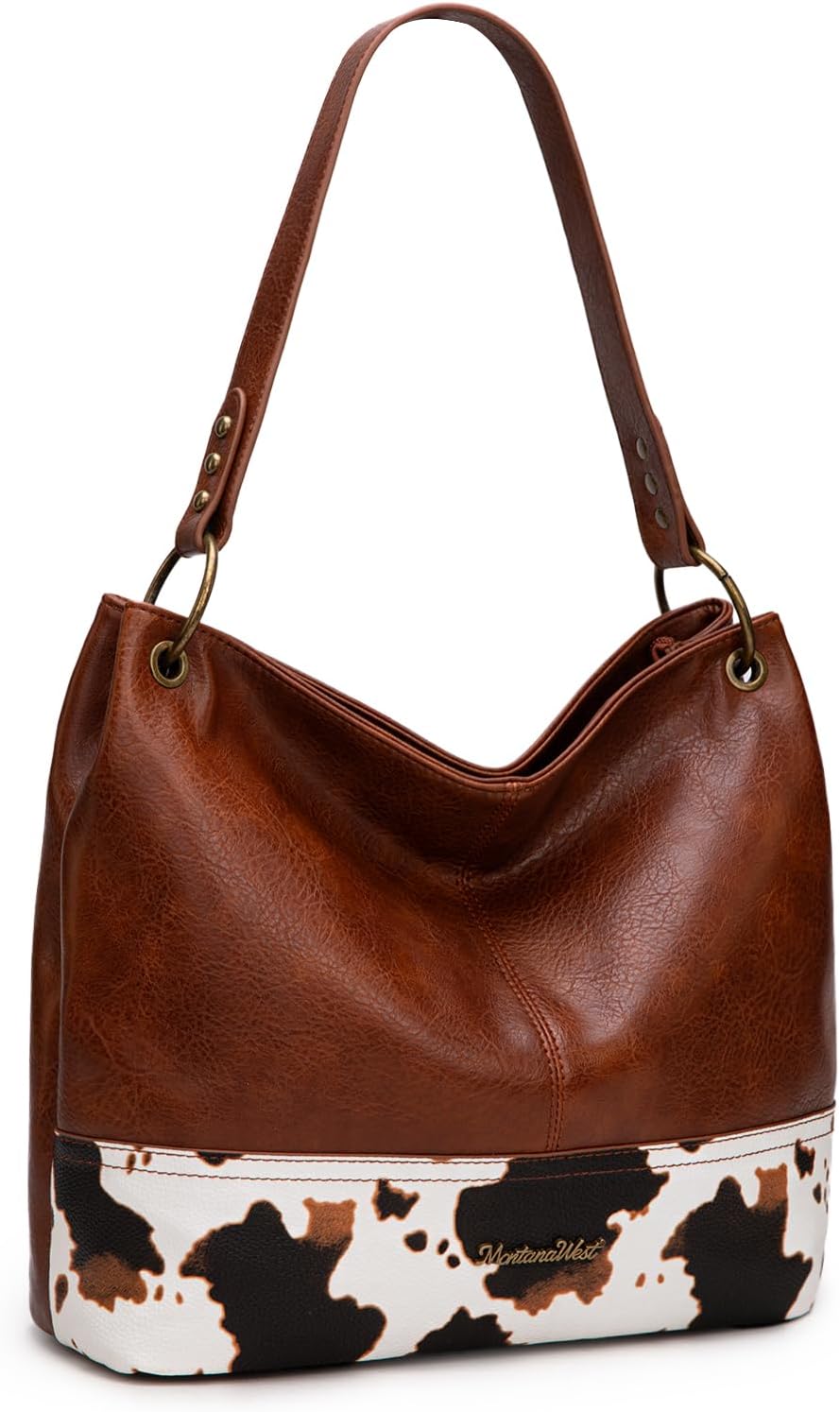 Montana West Hobo Bag for Ladies Shoulder Handbags with Back Pocket | Purses, with Zipper, Purses, with Zipper - Image 7