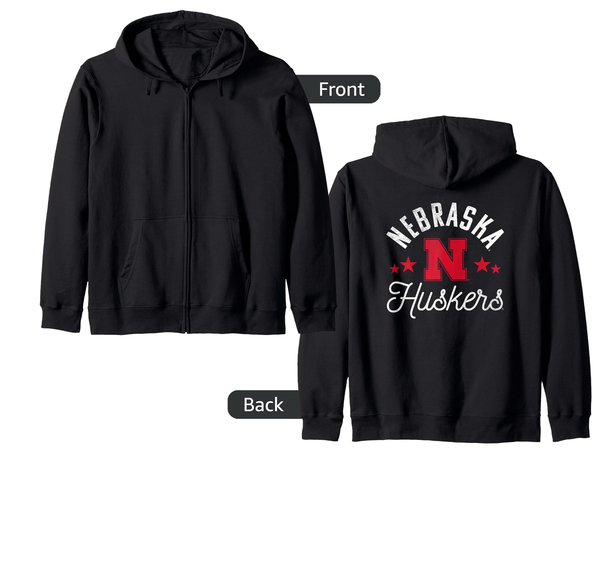 University of Nebraska Cornhuskers Logo Zip Hoodie