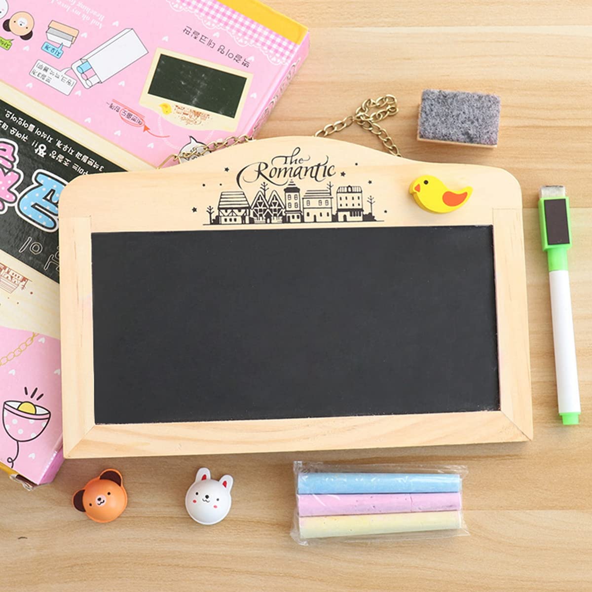 Amazon | チョークボードミニ黒板かわいい黒板ぶら下げ黒板掲示板