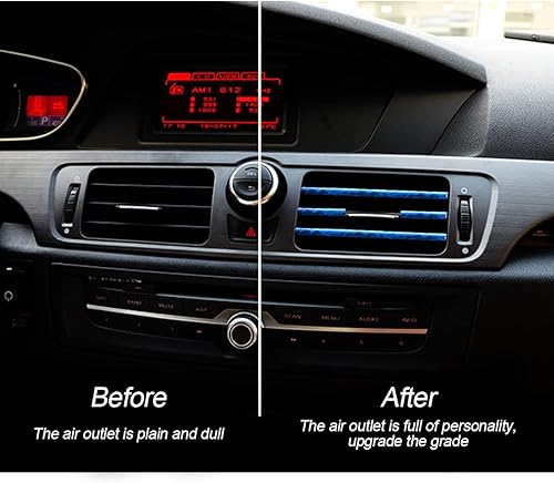 Miniatura 26 de 20 ribetes decorativos para aire acondicionado, universales, impermeables, flexibles, accesorios para interior de automóvil para la mayoría