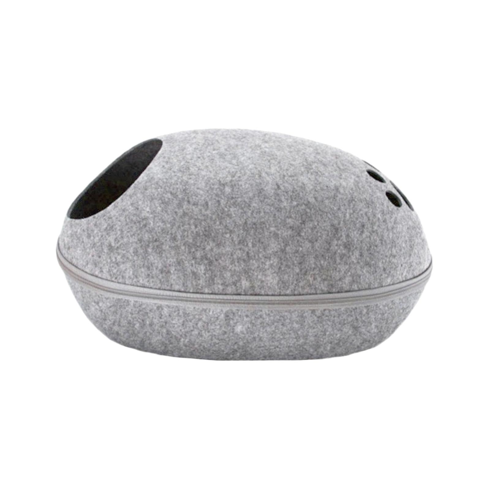 Lit en feutre pour chat Sharplace gris | Cachette et grotte pour chaton