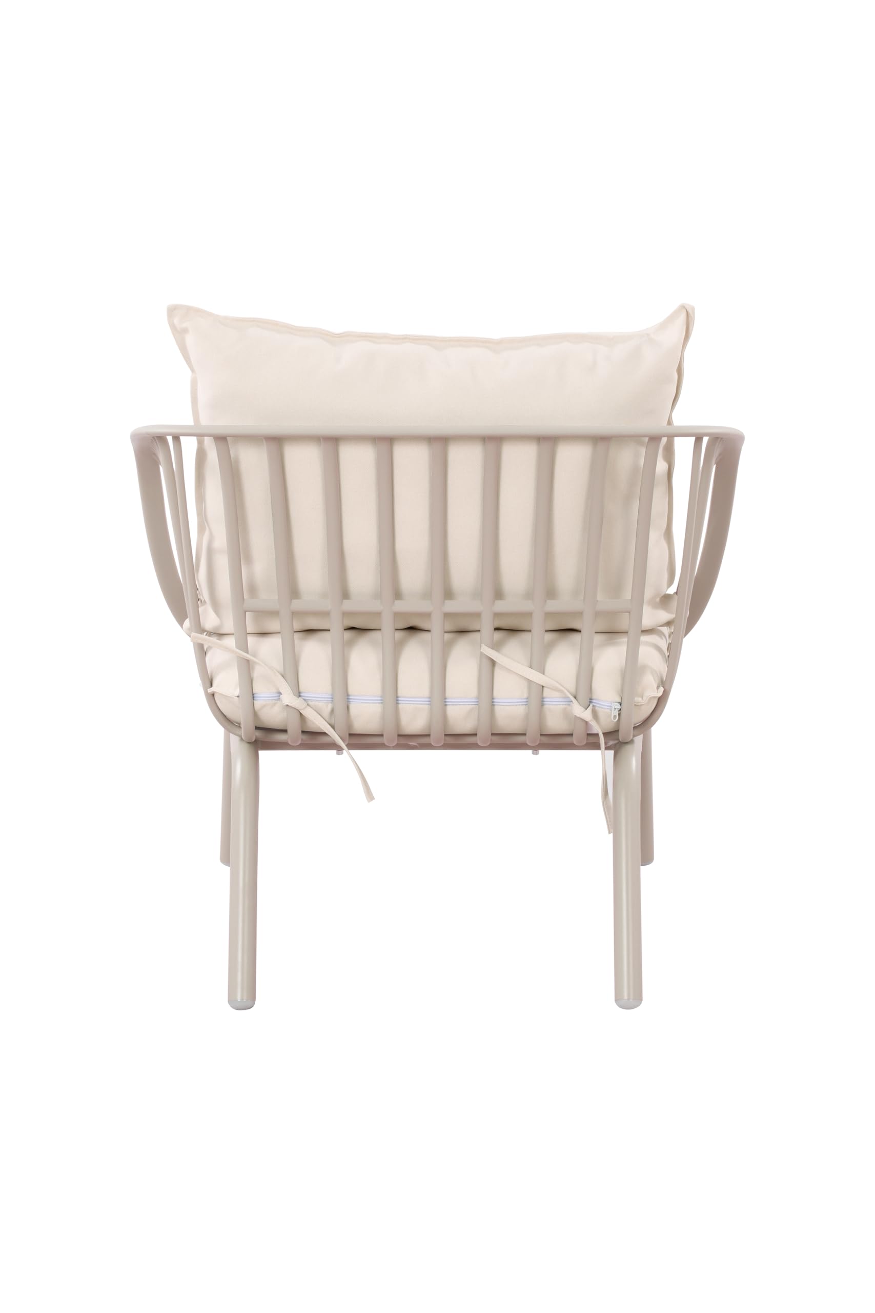 AVANTI TRENDSTORE - Albavilla - Set da giardino in plastica sintetica, composto da 2 poltrone, 1 poltrona a 2 posti e 2 tavolini rotondi. Disponibile in 2 colori.