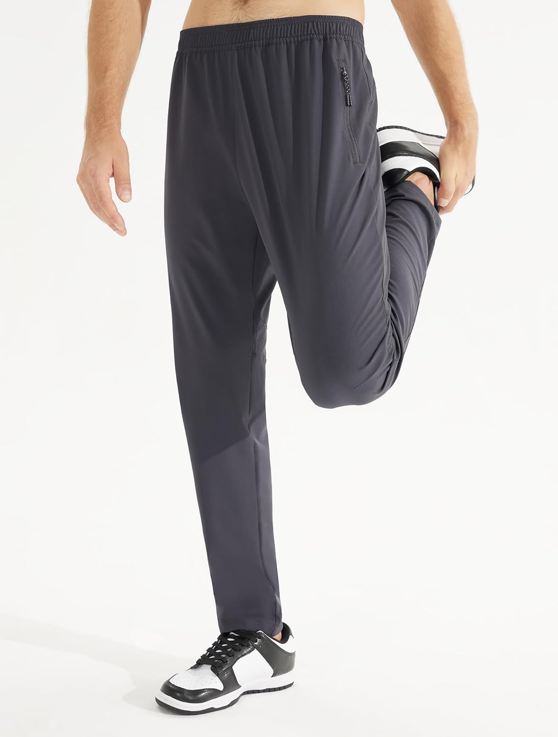 Men's Lightweight Joggers Pants with Zipper Pockets Sweatpants for Men Athletic Gym Workout Jogging Pants - Image 6