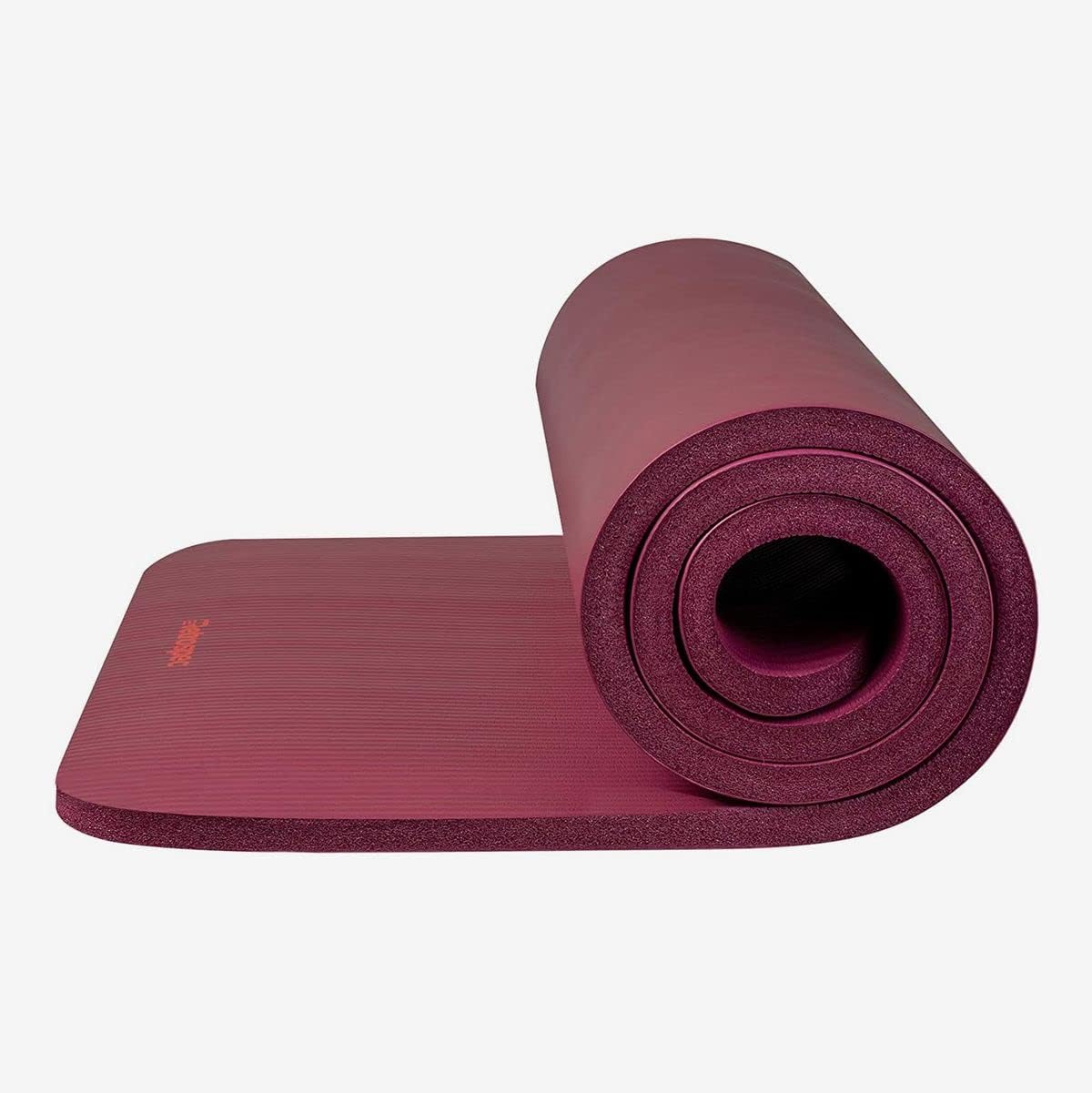 Sea7 Holdings Premium Yoga Mat – 6mm Thick, Anti-Slip & Sweat-Resistant | Lightweight & Durable Mat for Yoga, Pilates, Stretching & Floor Exercises | 61 x 183 cm | Ideal for Men & Women (Home & Gym Use) (Wine Red)
