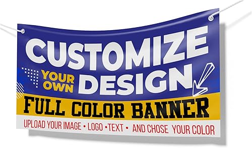 Cartel personalizado con texto en inglés "I Ready in 24 Hours I Upload Your Image", diseño de vinilo para interiores y exteriores (4860 pulgadas)