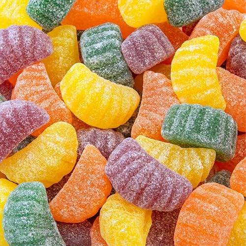 Fruit Slices, caramelos sin colorantes, 1 lb bolsa miniatura 1
