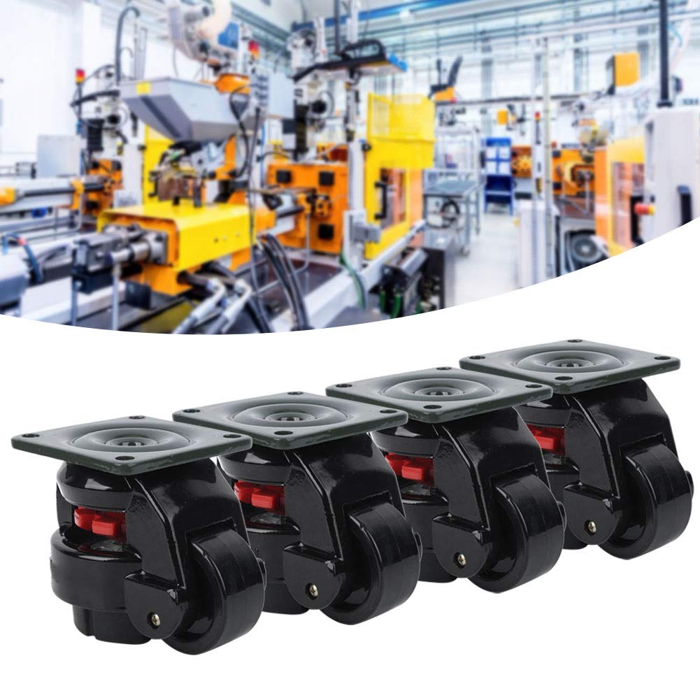 Ruedas Niveladoras GD-60F Bagima 4 Uds. Rueda de Ajuste de Nivel Industrial de Servicio Pesado 21x16x9