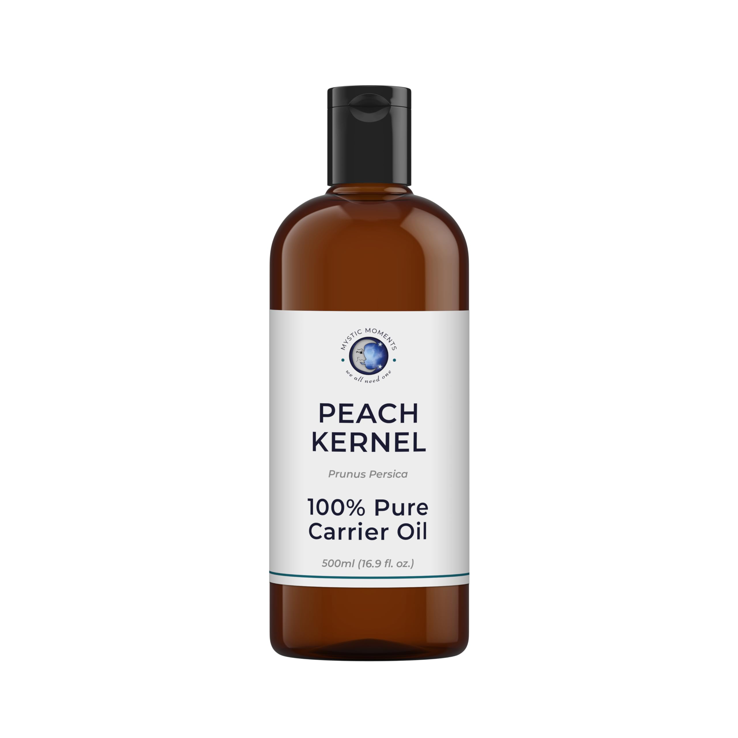 Mystic Moments Peach Mystic Moments| Kernel Carrier Oil 500Ml | Prunus Persica | Lightweight Moisturising Oil For Skin & Hair | Ideal For Massage, Skincare & Cosmetic Use | Smooth Conditioning