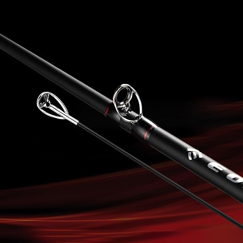 Miniatura 5 de EOW XPEDITE LITE Cañas de Pescar Telescópicas Portátiles y Combo, Cañas de Pesca de Spinning y Casting, Blanks de Caña de Carbono 24T, Punta de