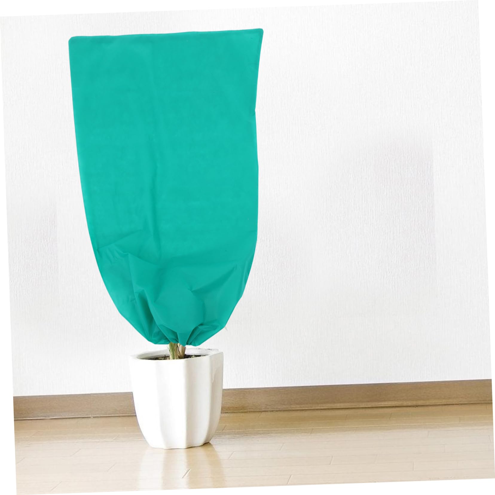 ibasenice Copertura Antibrina per Piante 2 Pezzi Non Tessuto | Verde, con Cerniera e Coulisse, per Fiori e Arbusti in Inverno, Uso Semplice e Rapido