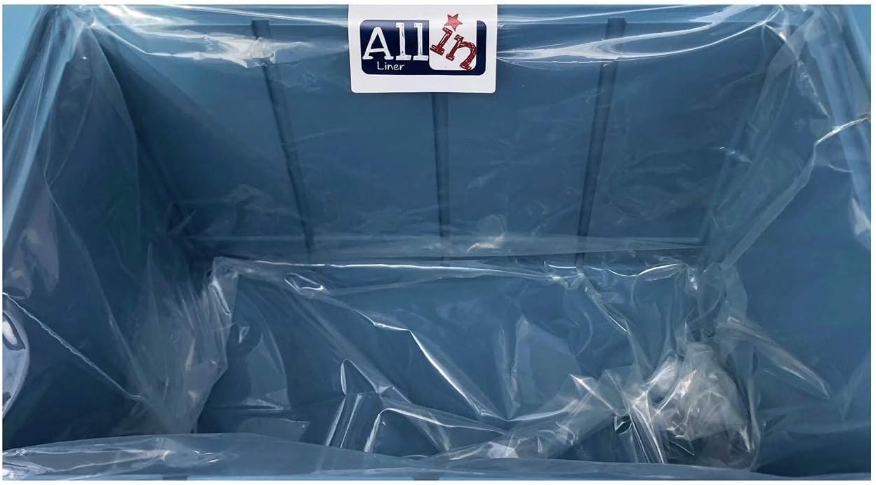 Allinliner Cooler & Bucket Liners – Disposable Heavy Duty Plastic Liners for Coolers & Buckets, BPA Free, Multi-Use