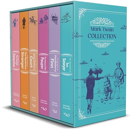 The Mark Twain 6 Book Deluxe Hardback Collection Set
