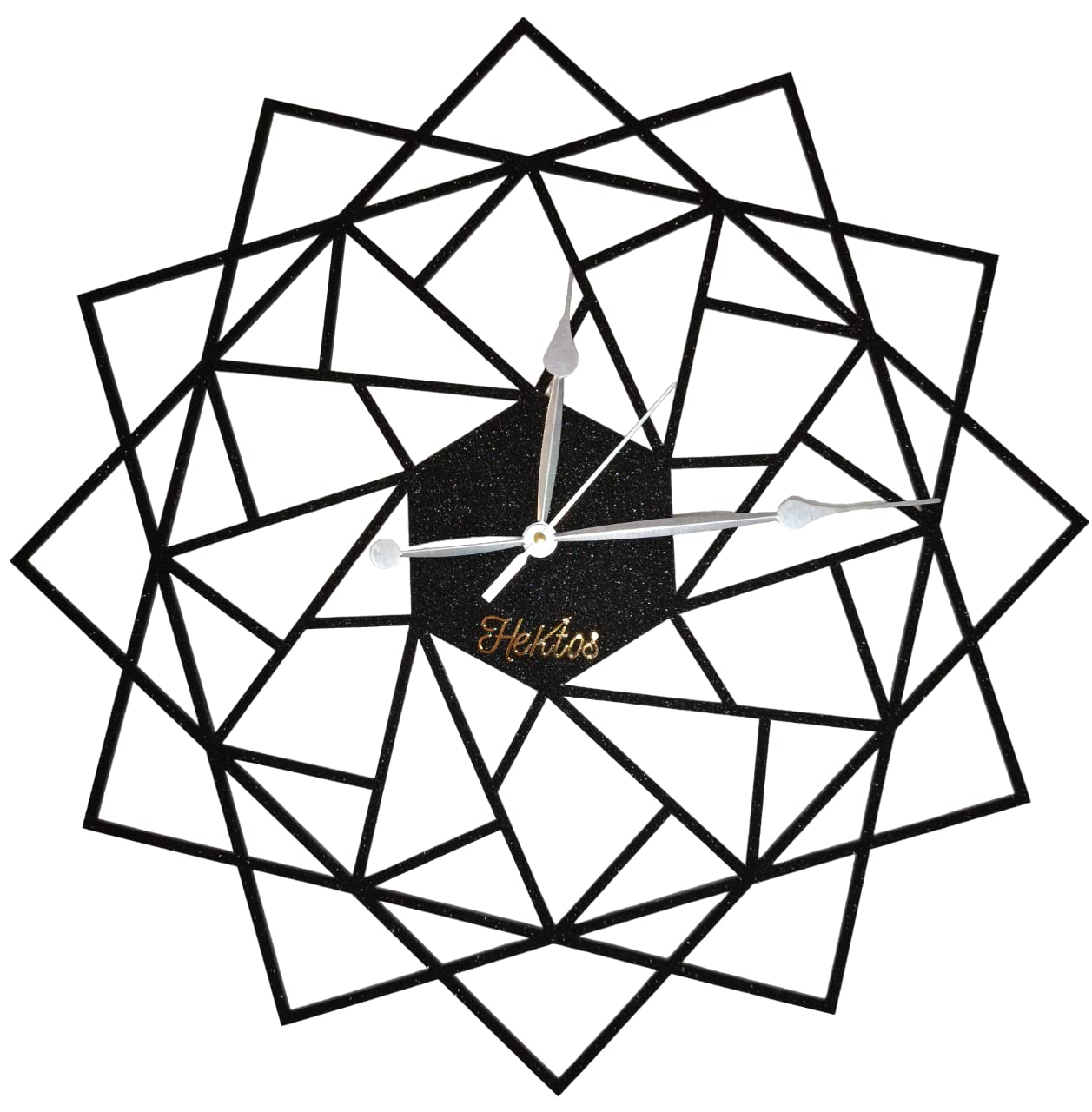 Buy Hektos Designer Clocks Modern Clocks for Modern Homes Noiseless Machine Clock (M