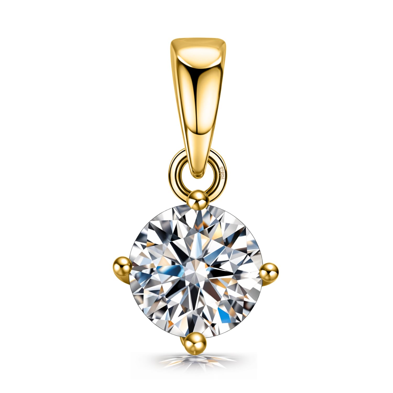 Solitaire Pendant | 92.5 Sterling Silver & Diamond Like Brilliance Sparkling Zirconia for that Stunning Shine | Lovely Gift-image-16