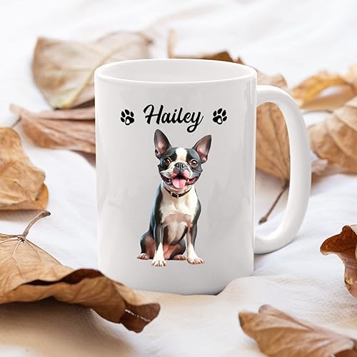 Miniatura 41 de Taza de café negra personalizada con nombre Chow Chow Chow de 11 onzas, taza de café blanca personalizada para perros Chow Chow, regalos para Chow