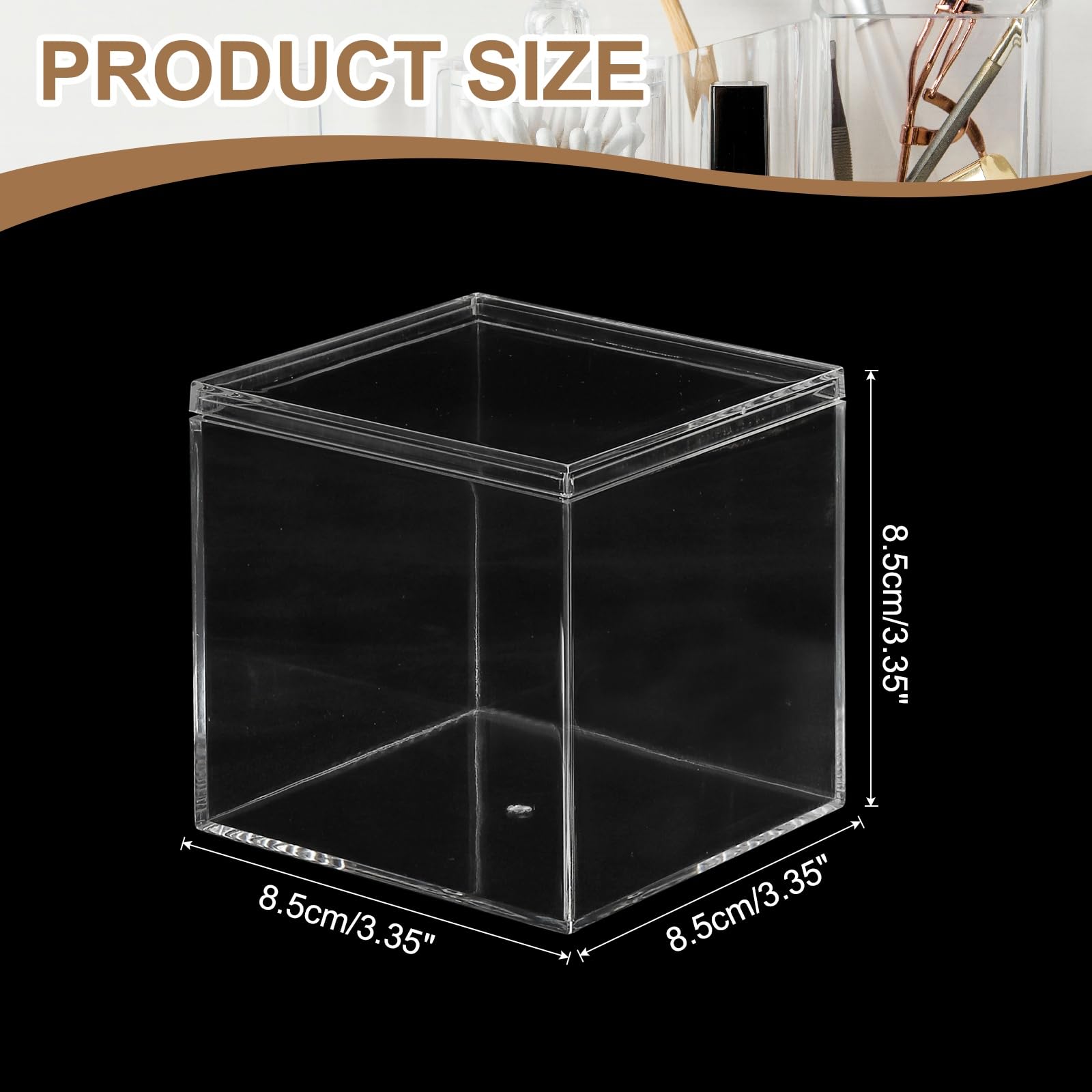 YELARXI Acrylic Box with Lid - Image 2