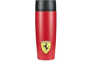 Scuderia Ferrari Red Matte Thermal Mug: Italian Style and Heat Retention