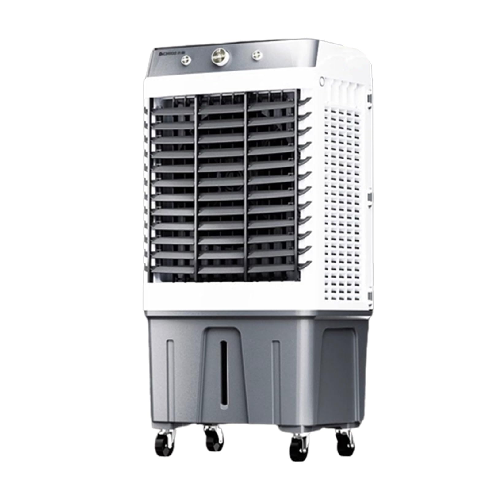 GTHTUHFD Evaporative Air Cooler Fan, Mobile Ac With 3 Wind Speeds & Oscillation, 24H Timer, 30-100L Capacity For Home Office School, With Casters,I-Mechanicalcontrol