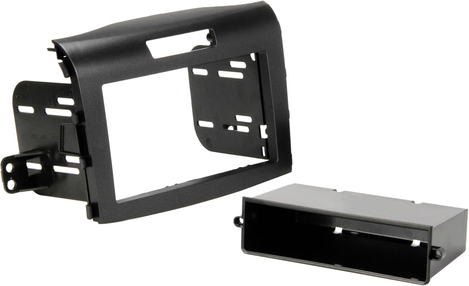 Scosche HA1714B Double DIN or Single DIN with Pocket Radio Installation Dash Kit Compatible with 2012-2016 Honda CR-V Vehicles - Aftermarket Car Stereo Install Kit Radio Bracket - See Fit Guide Image