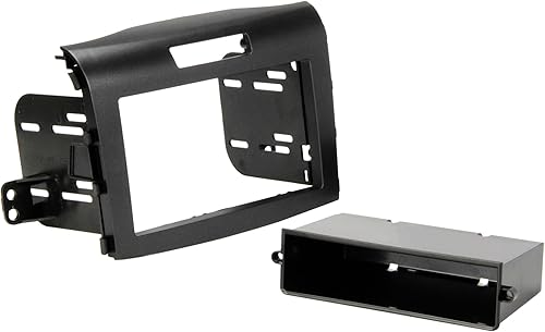 Scosche HA1714B Kit de tablero de instalación de radio de bolsillo doble DIN o DIN individual compatible con vehículos Honda CR-V 2012-2016 - Kit de