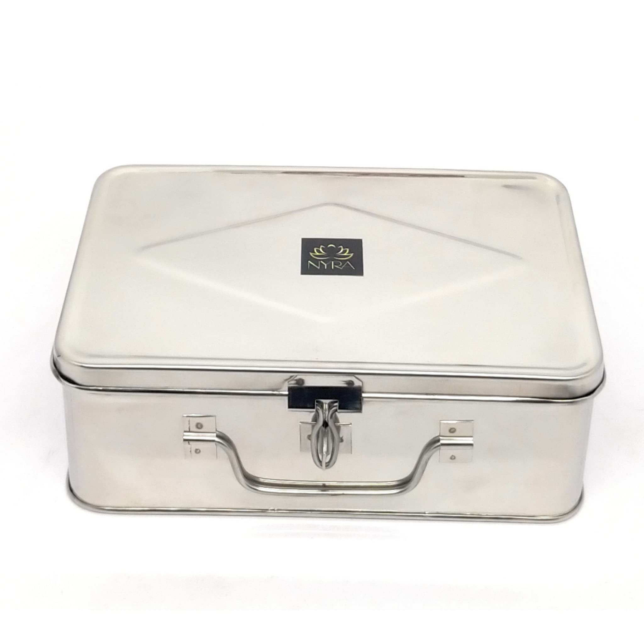 See full amazon price history chart for Nyra® Stainless Steel Cash Box/Manual Locker/Piggy Bank/Jewelry Box, Cash box for Home and Shop counter and Glossy finish/Multipurpose storage security Box - Rectangular Shape (Cash box small) Nyra® Stainless Steel Cash Box/Manual Locker/Piggy Bank/Jewelry Box, Cash box for Home and Shop counter and Glossy finish/Multipurpose storage security Box - Rectangular Shape (Cash box small) (B09C3VVHDL) Amazon Price History, Amazon Price Tracker