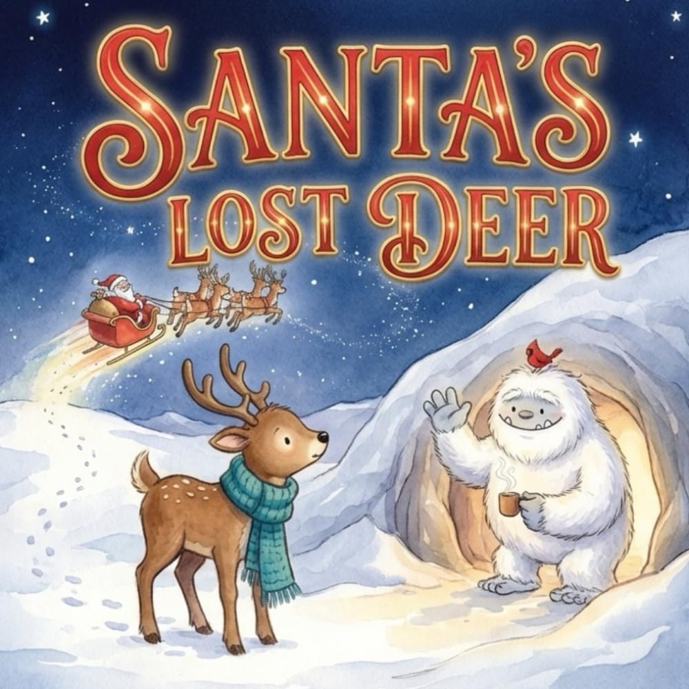 Santa's Lost Deer: Adventure Santa Christmas Book For Kids and Toddler