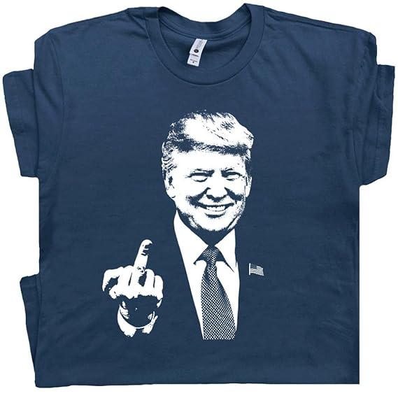 Buy S - Donald Trump Middle Finger T 
