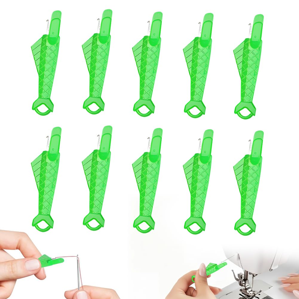 Fish-Mouth Sewing Machine Needle Threader, Automatic Needle Threader