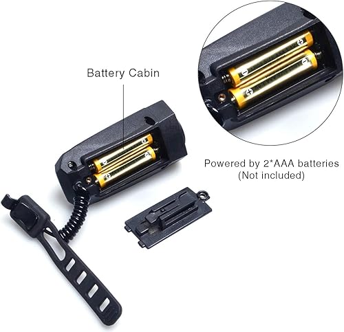 Miniatura 5 de Coolrunner Bocina de bicicleta, timbre eléctrica ultra fuerte, 6 modos, manillar de ciclismo, timbres de alarma con destornillador gratis para