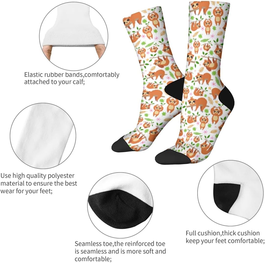 Funny Dress Socks For Men Women Crazy Novelty Casual Graphic Crew Socks Gifts - Image 7