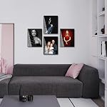 Bluesun 5×7 Picture Frame Black, Vertical & Horizontal Wall & Tabletop | 5×7 Black Photo Frame with Tempered Glass & Rounded Corners, Ideal for Kids & Family, Living Room Bedroom Hallway Office