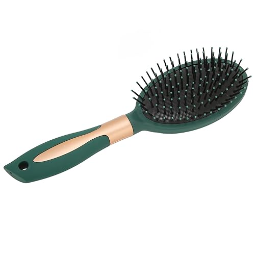 Cepillo desenredante para el cabello, cepillo de masaje con cojín de aire, mango ergonómico mate para cabello lacio y rizado, para mujeres, hombres