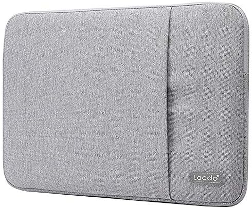 Lacdo Laptop Sleeve Case for 14 inch New MacBook Pro M2 / M1 Pro Max A2779 A2442 2023-2021 / Old 13 inch MacBook Air Pro 2010-2017/13.5" Surface Book 3 2 1 / Asus HP Dell Lenovo Computer Bag, Grey