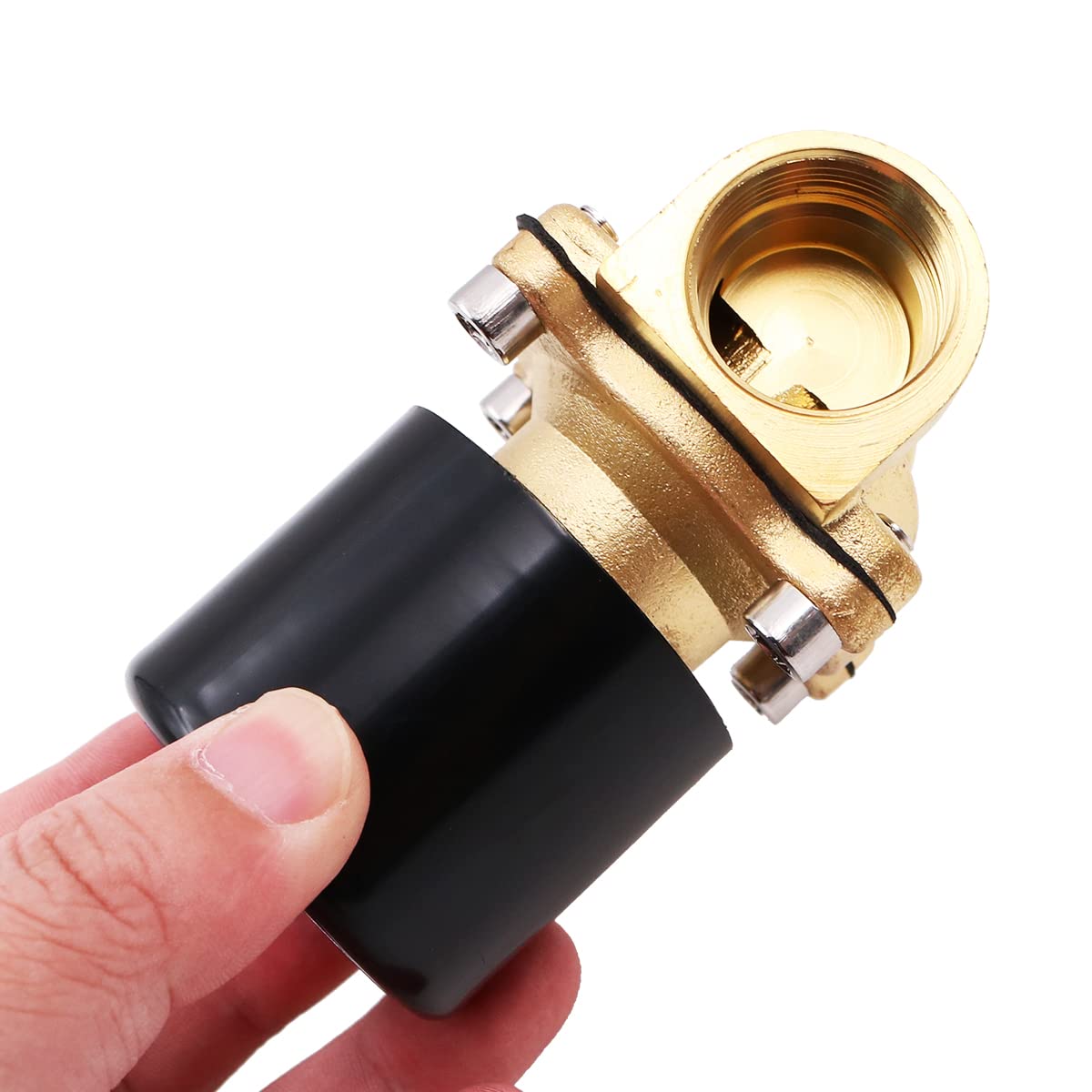 WANGCL Électrovanne Eau 220V Vanne D'irrigation Électrovanne Normalement Fermée - DN20 3/4 "Pour Air Eau Huile