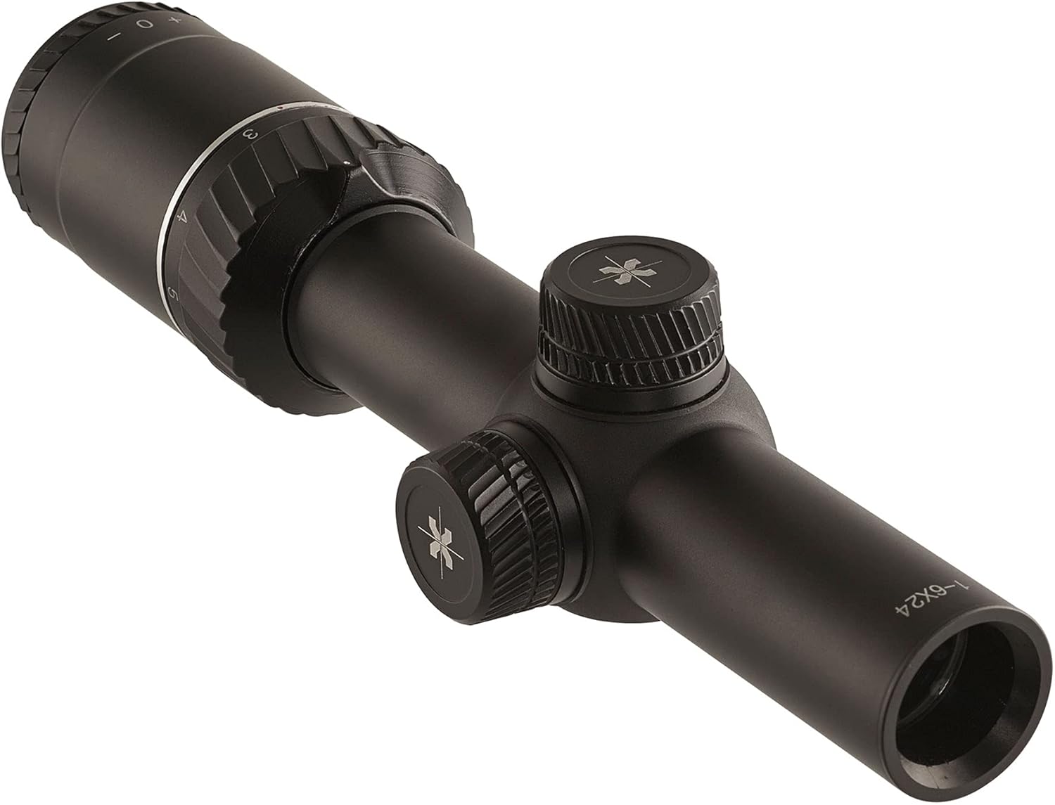 AXEON Optics 1-6x24mm Tactical Rifle Scope, Black, One Size